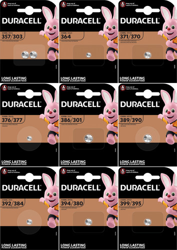 Duracell watch batteries - batteries, 370