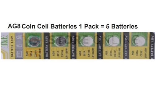 Ag8 coin cell watch battery - cell,