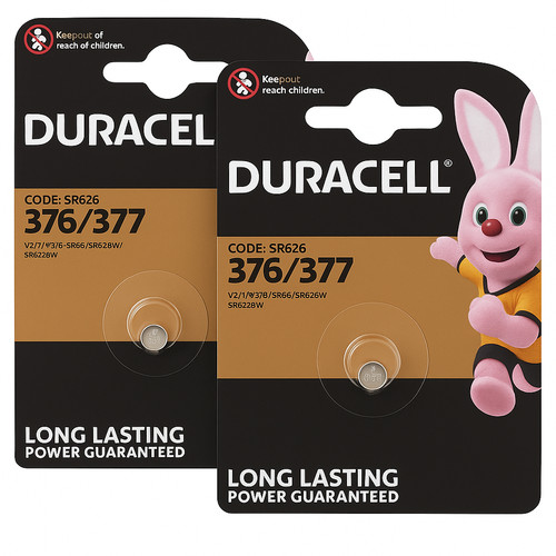 Duracell 377 watch - 2x,