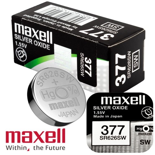 Maxell 377 sr626sw - maxell, silver
