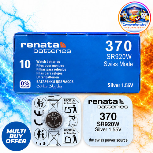 Renata 370 sr920w silver oxide - 370,