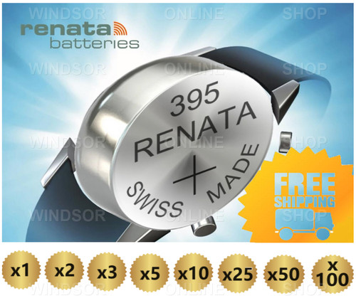 Renata watch battery 395 - renata,