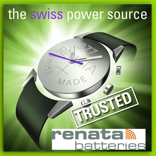 Genuine renata silver oxide - renata,