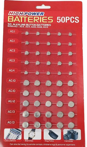 Assorted button cell - assorted, watch