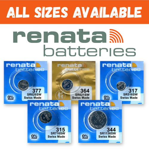 Renata watch batteries 317 329 - renata,