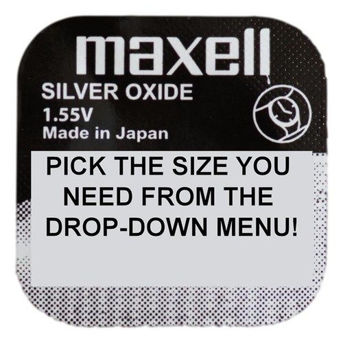 Genuine maxell silver oxide - genuine,