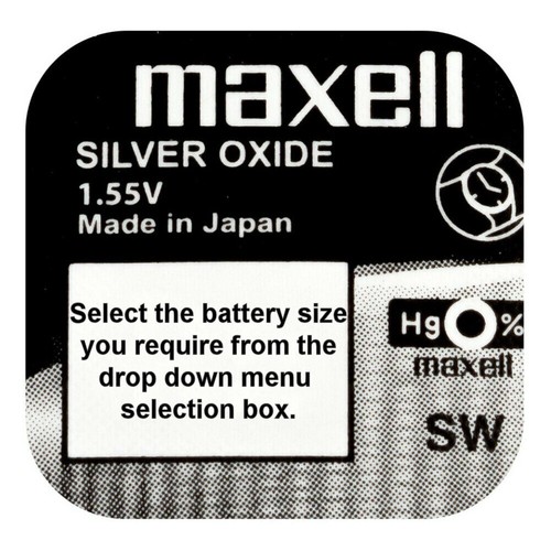 Genuine maxell silver oxide - genuine,