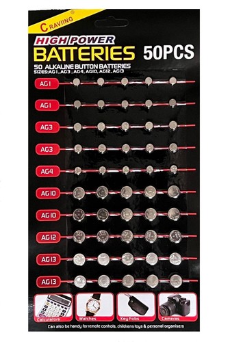 Assorted button cell - 1,