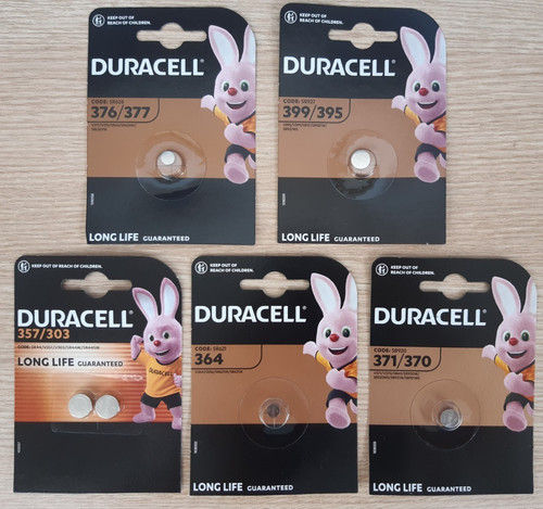 Duracell 357 303 364 371 - , 370